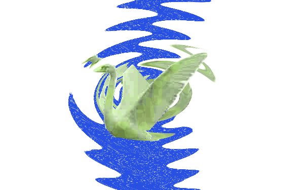 Green Swan Graphic